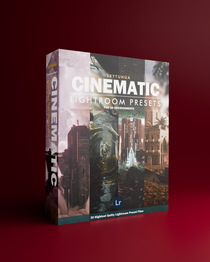 Cinematic 3D Environment Lightroom Presets Pack