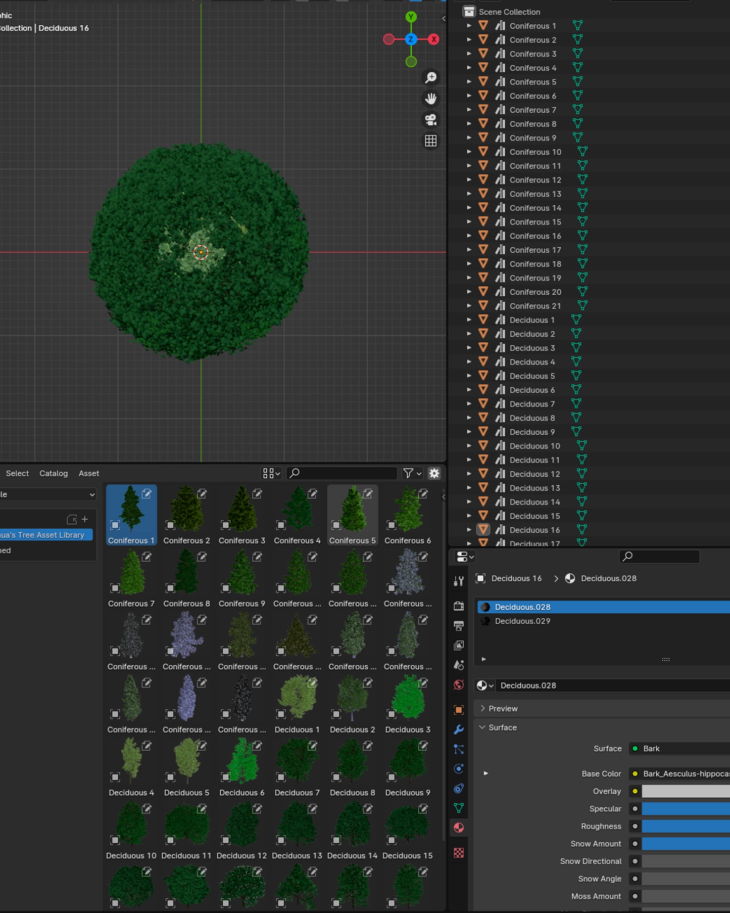 Blender Tree Asset Pack